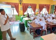 Satresnarkoba Polres Prabumulih Laksanakan Penyuluhan Tentang Bahaya Narkotika di SMP Negeri 5 Prabumulih