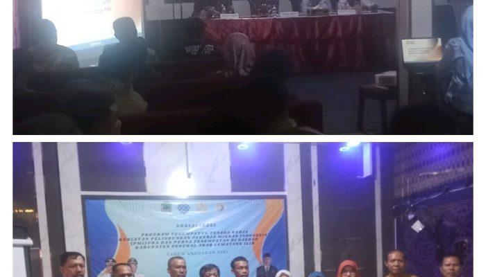 Disnakertrans Pali Gelar Sosialisasi Program Penempatan Tenaga Kerja serta Perlindungan Pekerja Migran Indonesia