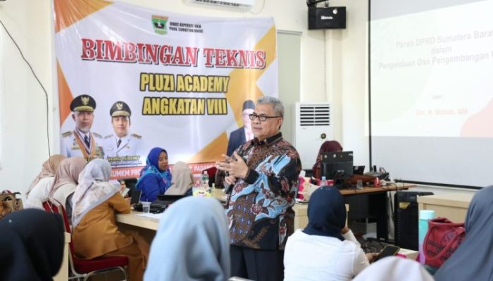 Bimtek Pluzi Academy Angkatan VII, Ketua DPRD Sumbar : Dorong UMKM Untuk Inovasi dan Kolaborasi