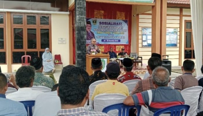 Komisi IV DPRD Sumbar Muzli  Sosialisasi Perda Tentang Sampah, Ajak Masyarakat Jadikan Sampah Sumber Ekonomi dan Lingkungan Sehat