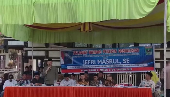 DPRD Sumbar Jefri Masrul Sosialisasi Perda No 17 Tahun 2018 Tentang Ketahanan Keluarga