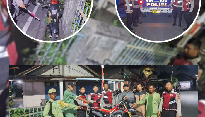 Tantura Polres Prabumulih Amankan Sepeda Motor dan Celurit Ditinggal Remaja Diduga Hendak Tawuran