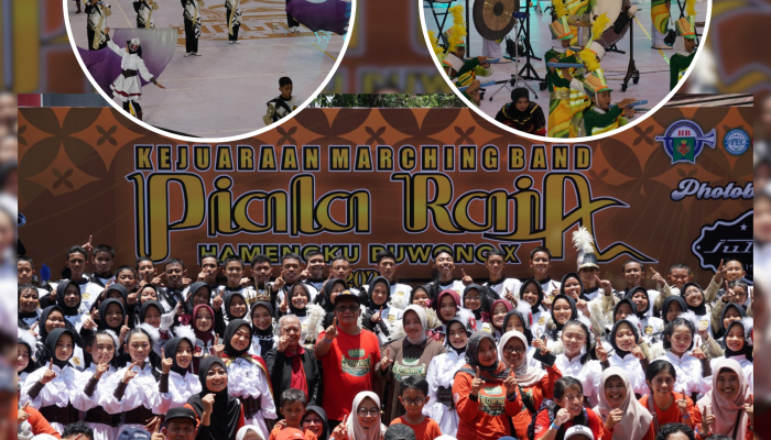 Purworejo Berjaya, Tiga SMP Borong Juara Marching Band Piala Raja HB X 2025