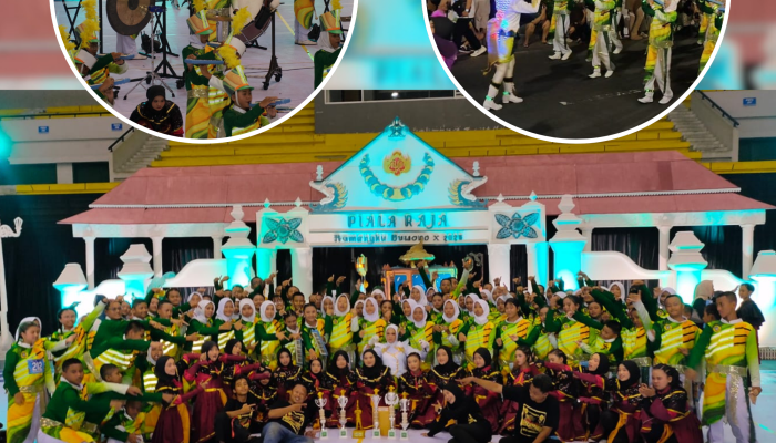 SMP N 2 Purworejo Borong 12 Kejuaraan Marching Band Piala Raja HB X 2025