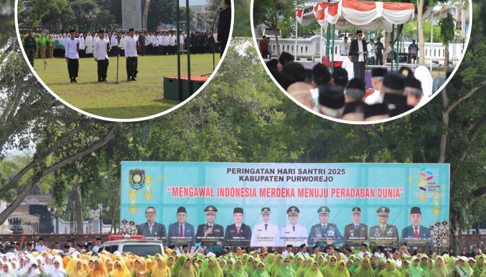 Pemkab Purworejo Gelar Apel Hari Santri 2025 : Santri Pilar Penting Mewujudkan Generasi Berdaya dan Religius