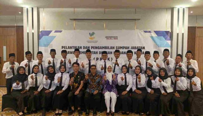 Pelantikan PPPK Dinas Sosial PALI, Siap Tingkatkan Kesejahteraan Masyarakat