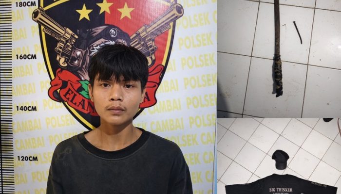 Beberapa Kali Beraksi Pelaku Pencurian Congkel Rumah Berhasil Dibekuk Tim Elang Muara Polsek Cambai