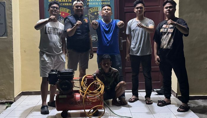 Pelaku Bobol Rumah, Tak Berkutik Diamankan Tim Elang Muara Polsek Cambai