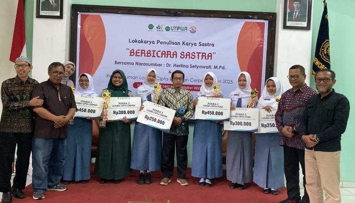 UMPWR Gelar Lomba Cipta Puisi dan Cerpen 2025, Sekaligus Lokakarya Penulisan Karya Sastra bertajuk “Berbicara Sastra”