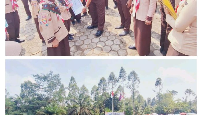 Kawarcab Pramuka PALI resmi tutup Perkemahan Giat Prestasin ke – IV Buper Simpang Raja