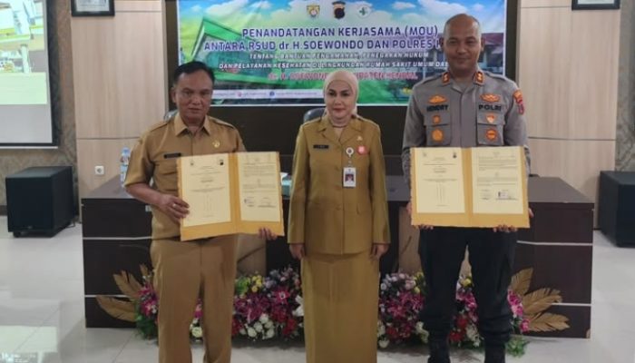 RSUD dr. Soewondo Kendal dan Polres Kendal Perkuat Kerja Sama Pengamanan dan Pelayanan Kesehatan