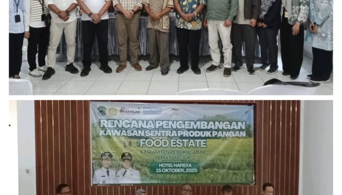 Dinas Pertanian Pali Bersama Tim Akademis Unsri Gelar Rapat Teknisi Terkait Pengembangan Kawasan Sentra Produk Pangan Food Estate