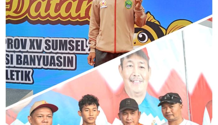 Atlet Lari Pali Yophi Hermawan Kembali Berhasil Raih Medali Emas Kategori 200 Meter di Porprov sumsel Ke-XV