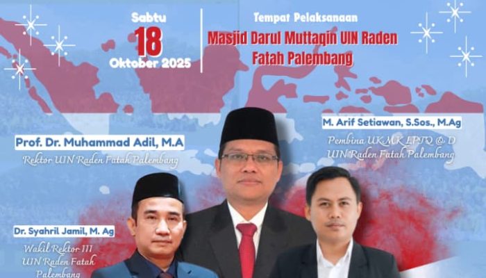 UKMK LPTQ-D UIN Raden Fatah Palembang Gelar Istighosah dan Doa Bersama untuk Kebaikan Bangsa Sekaligus Memperingati Harlah ke-19