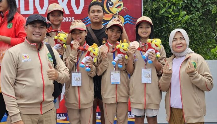 4 Atlet Renang Pali Berhasil Bawa Perunggu di Porprov Ke-XV di Muba