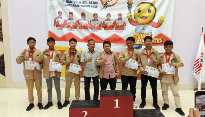 Bridge Beregu Putra  PALI Boyong Medali Perak untuk Bumi Serepat Serasan