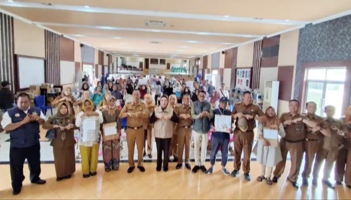 Pembukaan Penyerahan Bantuan Sosial Program UEP 2025, Dinas Sosial Provinsi Sumatera Selatan di Kota Prabumulih