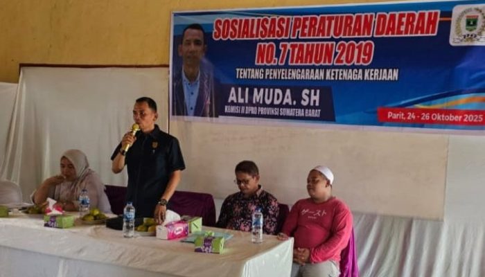 DPRD Sumbar Sosper No 7 Tahun 2019 Tentan Penyelenggaraan Ketenagakerjaan, Tekankan Pentingnya Perlindungan Tenaga Kerja