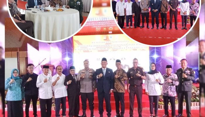 Wakil Bupati Pali Iwan Tuaji, S.H  Buka lansung Rapat koordinasi FORKOMPINDA dan FKDM Tahun 2025