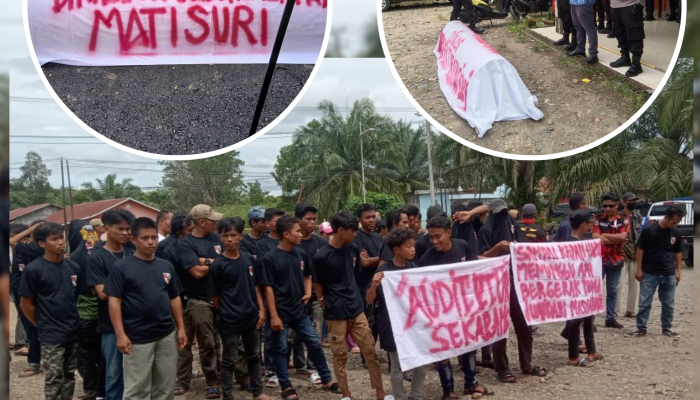 Pemuda Pancasila Gelar Aksi ke Dinas PUTR Pali Soroti Dugaan Korupsi,  Pengawasan Dinas Dianggap Gagal Total