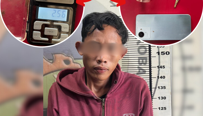 Satresnarkoba Polres Prabumulih Ringkus 1 Kurir Barang Haram, 1 Paket Sabu Diamankan