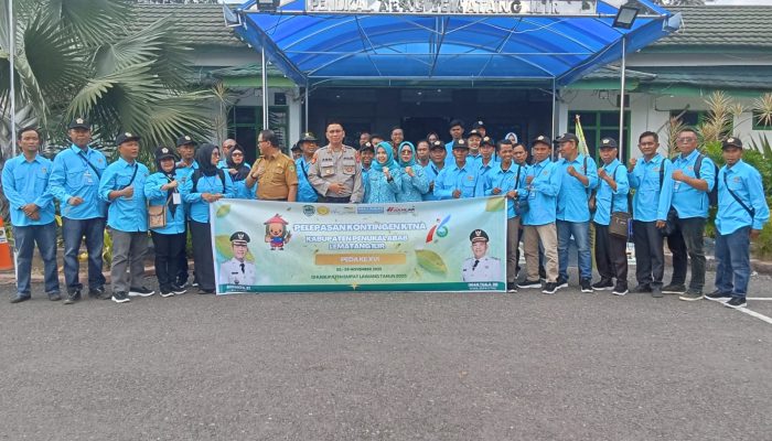 Wabup Iwan Tuaji Lepas Keberangkatan KTNA ke Kab.Empat Lawang