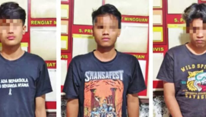Tim Polsek Purwosari Ringkus 3 Pelaku Pengeroyokan di Pasuruan, Motif Masih Diselidiki