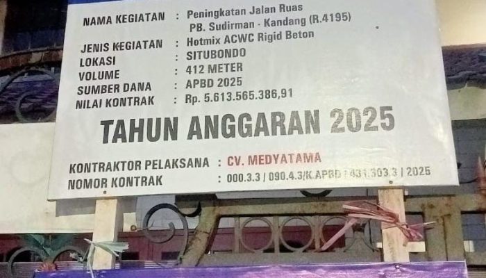 Diduga Langgar K3 di Proyek Infrastruktur Situbondo, CV. Medyatama Diminta Terapkan APD Memadai