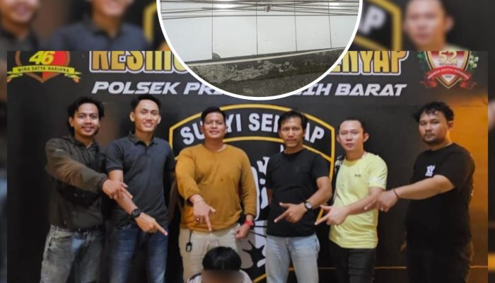 Tim Polsek Prabumulih Barat Ringkus 1 Pelaku Kasus Pencurian Besi, 3 Masih DPO