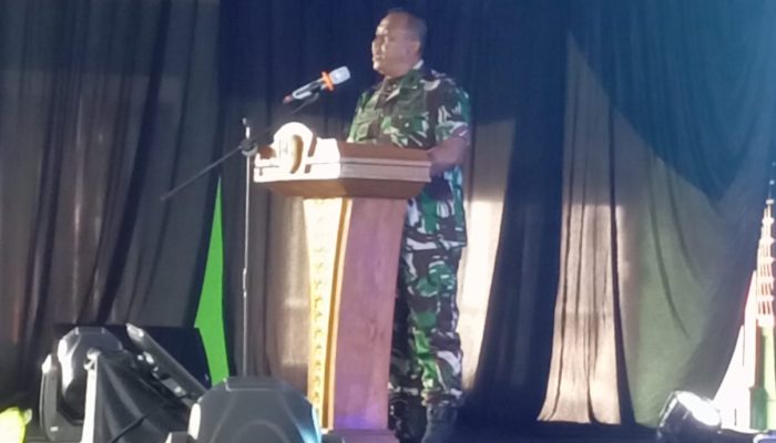 Danramil 0404 Muara Enim Beri Arahan pada Pembukaan Bimtek Sosialisasi Kaji Tiru Ketahanan Pangan Desa PALI 