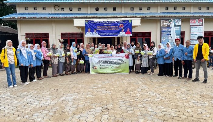 Tim Dosen Fakultas Pertanian Unsri Pengabdian Untuk Masyarakat, Fokus Introduksi Rumah Inovasi Nanas Grade Rendah di Desa Tambangan Kelekar