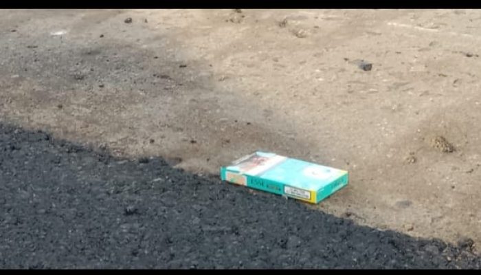 Boros Anggaran Indikasi Korupsi, Pengaspalan Jalan Desa Raja – Pengabuan Terlihat Sangat Tipis