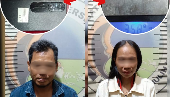Tim Polres Prabumulih Berhasil Ungkap Kasus Narkoba, Sepasang Suami Istri Diduga Jadi Kurir Diamankan