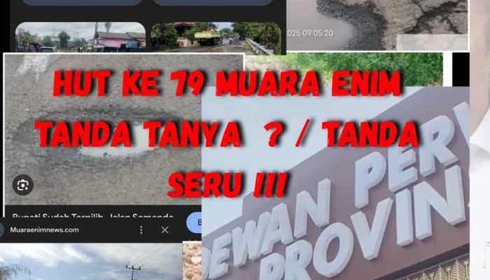 HUT Muara Enim ke 79 : Putra Daerah Andika Maulana Desak Evaluasi Pembangunan dan Keterbukaan Anggaran