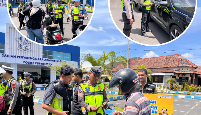 Polres Purworejo Catat 2.448 Penindakan Tilang Berbagai Pelanggaran Selama Pelaksanaan Operasi Zebra Candi 2025