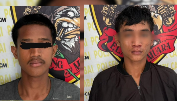 Tim Polsek Cambai Ungkap Kasus Pencurian Kendaraan R2, 2 Pemuda dan Barang Bukti Diamankan