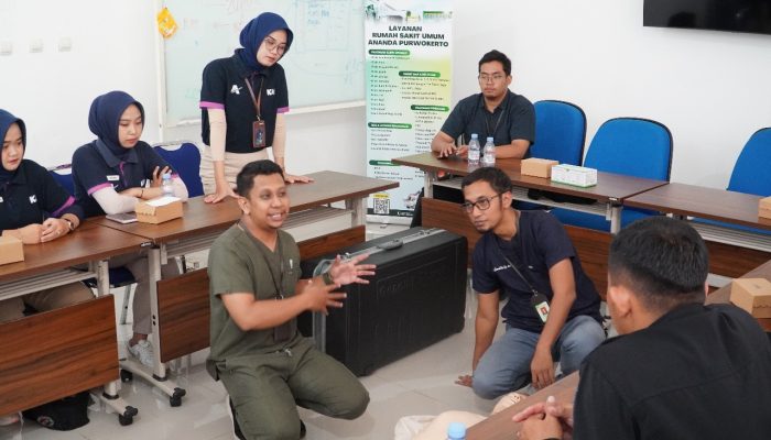 Semakin Melayani, KAI Daop 5 Purwokerto Tingkatkan Kompetensi Petugas dengan Pelatihan Pertolongan Pertama Pada Keadaan Darura