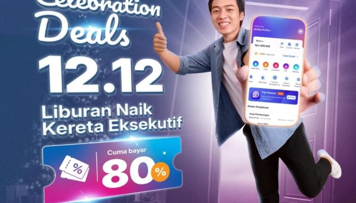 KAI Tawarkan Celebration Deals 12.12, Tarif Kereta Eksekutif Hanya 80 Persen