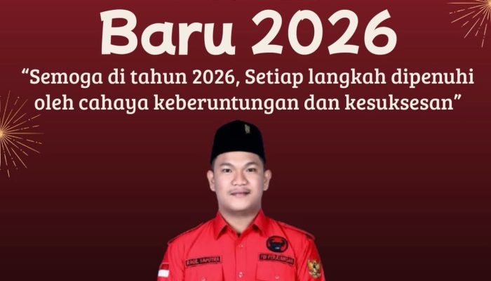 Tahun Baru 2026 ! Ketua Fraksi Pdip Pali Semoga Dipenuhi Cahaya Dan Keberuntungan