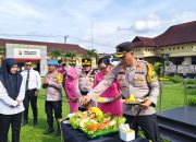 Polres Prabumulih Gelar Upacara Kenaikan Pangkat Personel