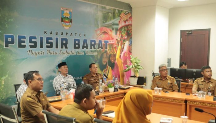 Bupati Bersama Wakil Bupati Pesisir Barat Ikut Rapat Koordinasi Percepatan Pelaksanaan KDKMP