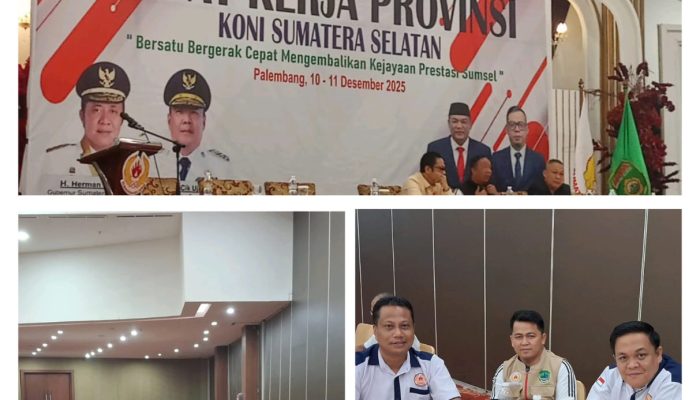 KONI PALI Hadiri Rakerprov 2025: Paparkan Program Kerja dan Dukung Lubuklinggau sebagai Tuan Rumah Porprov XVI