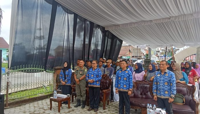 Dinas Koperasi dan UMKM Pali Gelar Gebyar UMKM di Kawasan Simpang Lima