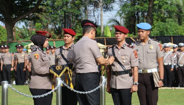 Polres Prabumulih Gelar Sertijab dan Kenal Pamit Kepala Satuan Reserse Kriminal
