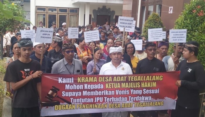 Vonis 3 Bulan Kasus Desa Adat Tegalalang Vs Gopel Akhiri Sidang di PN Bangli