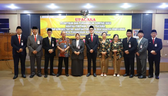 6 Pejabat Hasil Selter JPT Pratama Tahun 2025 Resmi Dilantik, Bupati Purworejo Dorong Kinerja Kolektif