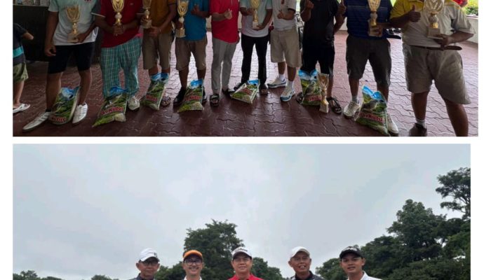 H. Kristian, S.M Wakil Ketua I DPRD PALI dukung Fun Game Golf Pali End Year 2025