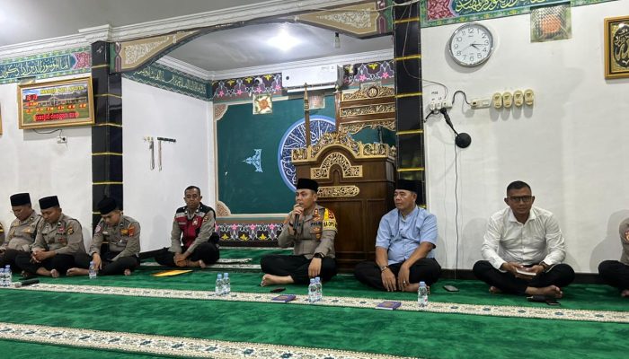 Sambut Tahun Baru, Polres Prabumulih Syukuran dan Doa Bersama di Masjid Nur Arifin
