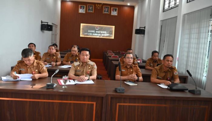 Perkuat Sinkronisasi Data Pascabencana, Bupati Humbang Hasundutan Ikuti Rakor Bersama Mendagri