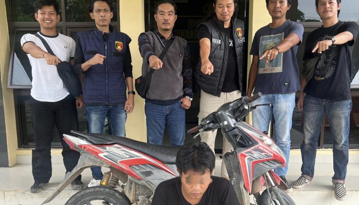 Polsek Prabumulih Timur Ungkap Kasus Pencurian Kendaraan R2, 1 Pelaku dan Barang Bukti Diamankan